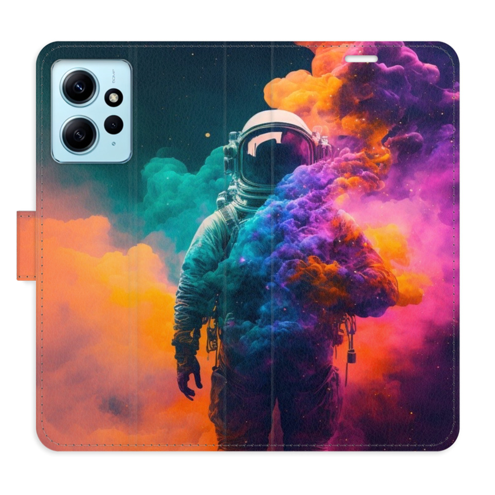 Flipové puzdro iSaprio - Astronaut in Colours 02 - Xiaomi Redmi Note 12 5G
