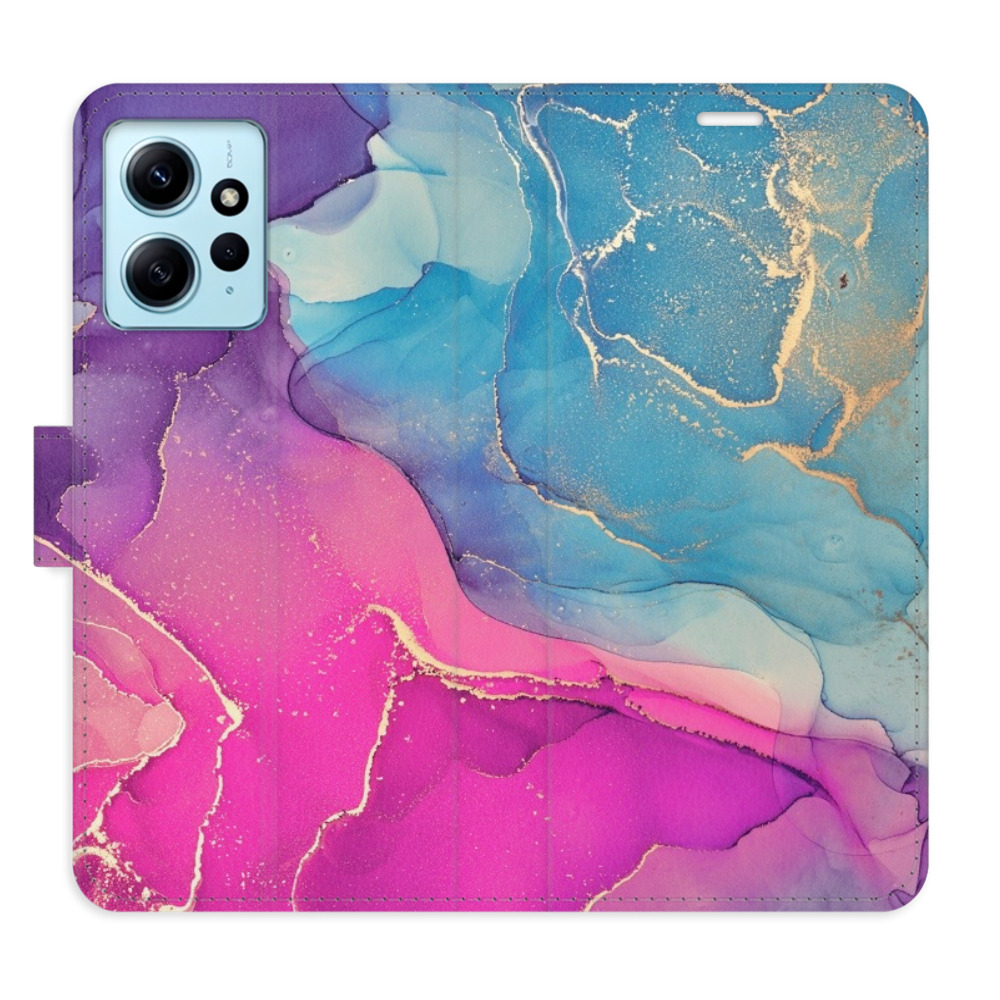 Flipové puzdro iSaprio - Colour Marble 02 - Xiaomi Redmi Note 12 5G