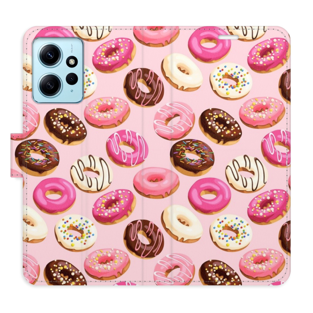 Flipové puzdro iSaprio - Donuts Pattern 03 - Xiaomi Redmi Note 12 5G