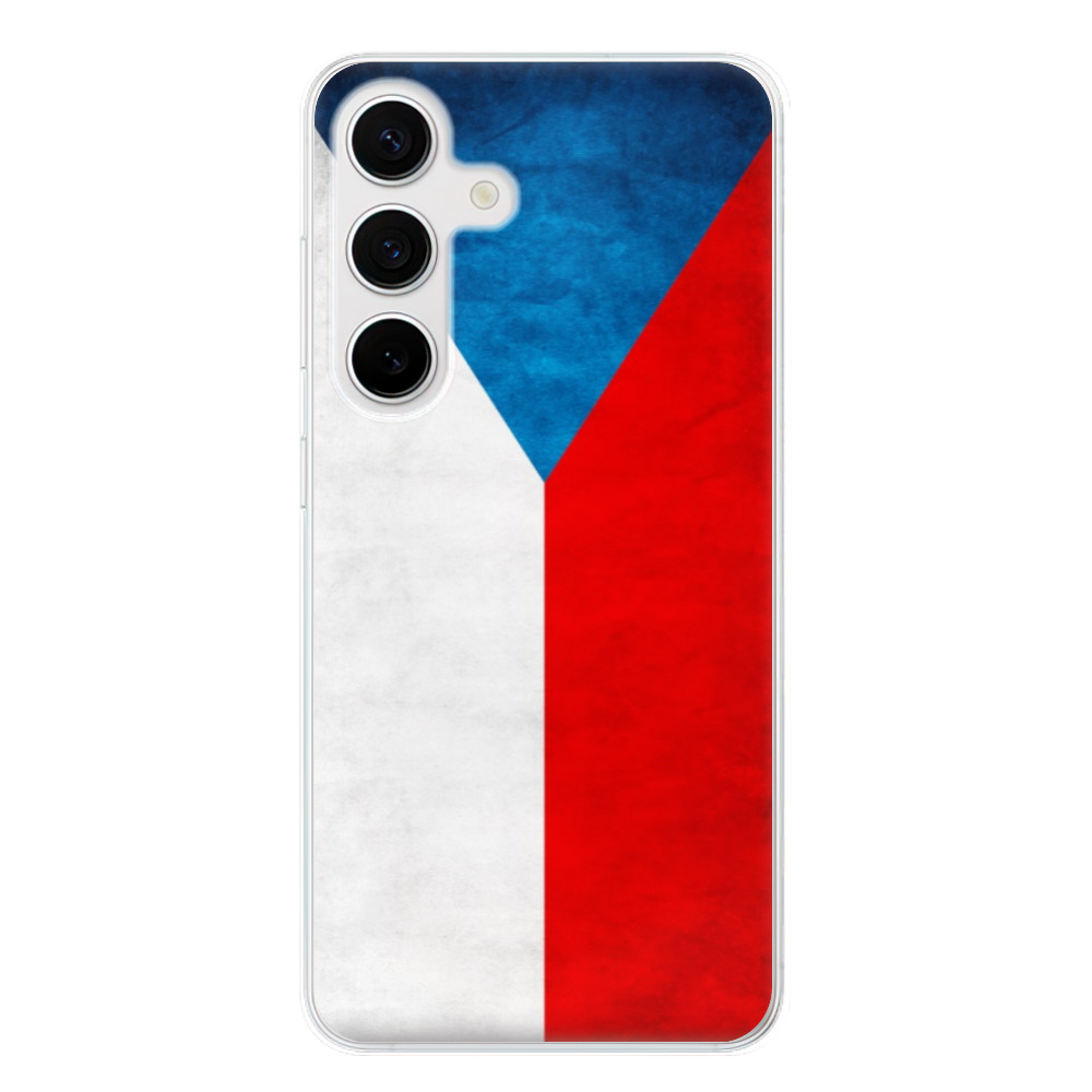 Odolné silikónové puzdro iSaprio - Czech Flag - Samsung Galaxy S24