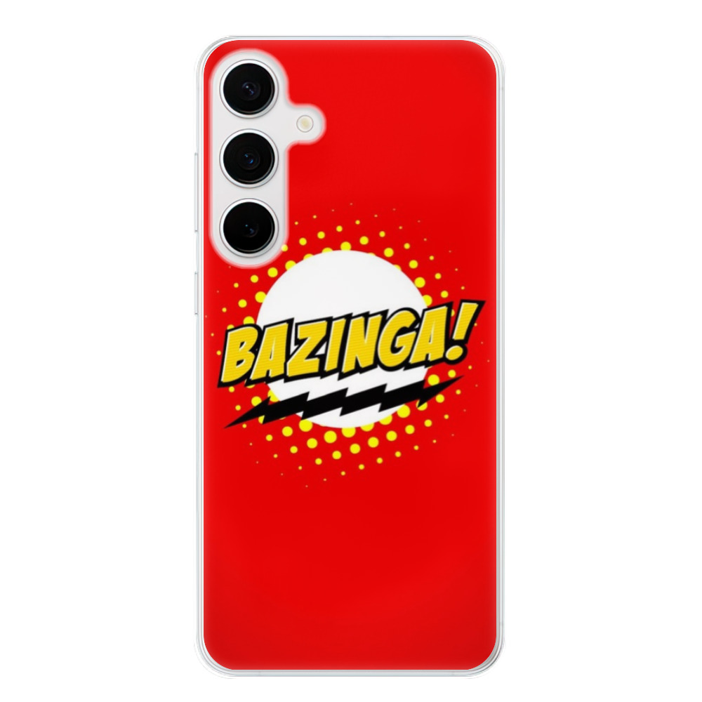 Odolné silikónové puzdro iSaprio - Bazinga 01 - Samsung Galaxy S24+