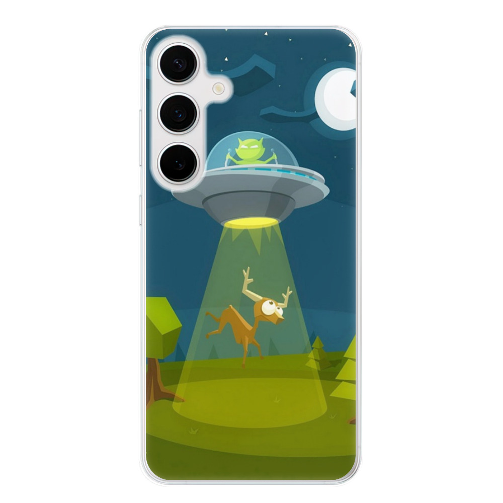 Odolné silikónové puzdro iSaprio - Alien 01 - Samsung Galaxy S24+