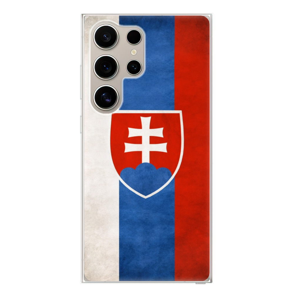 Odolné silikónové puzdro iSaprio - Slovakia Flag - Samsung Galaxy S24 Ultra