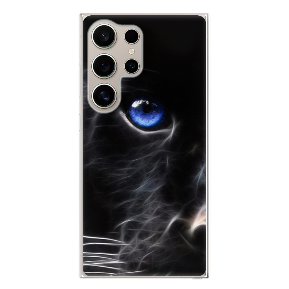 Odolné silikónové puzdro iSaprio - Black Puma - Samsung Galaxy S24 Ultra