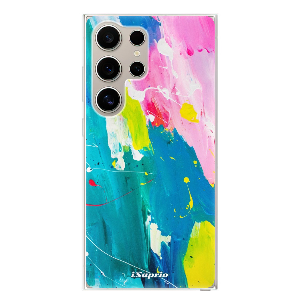 Odolné silikónové puzdro iSaprio - Abstract Paint 04 - Samsung Galaxy S24 Ultra