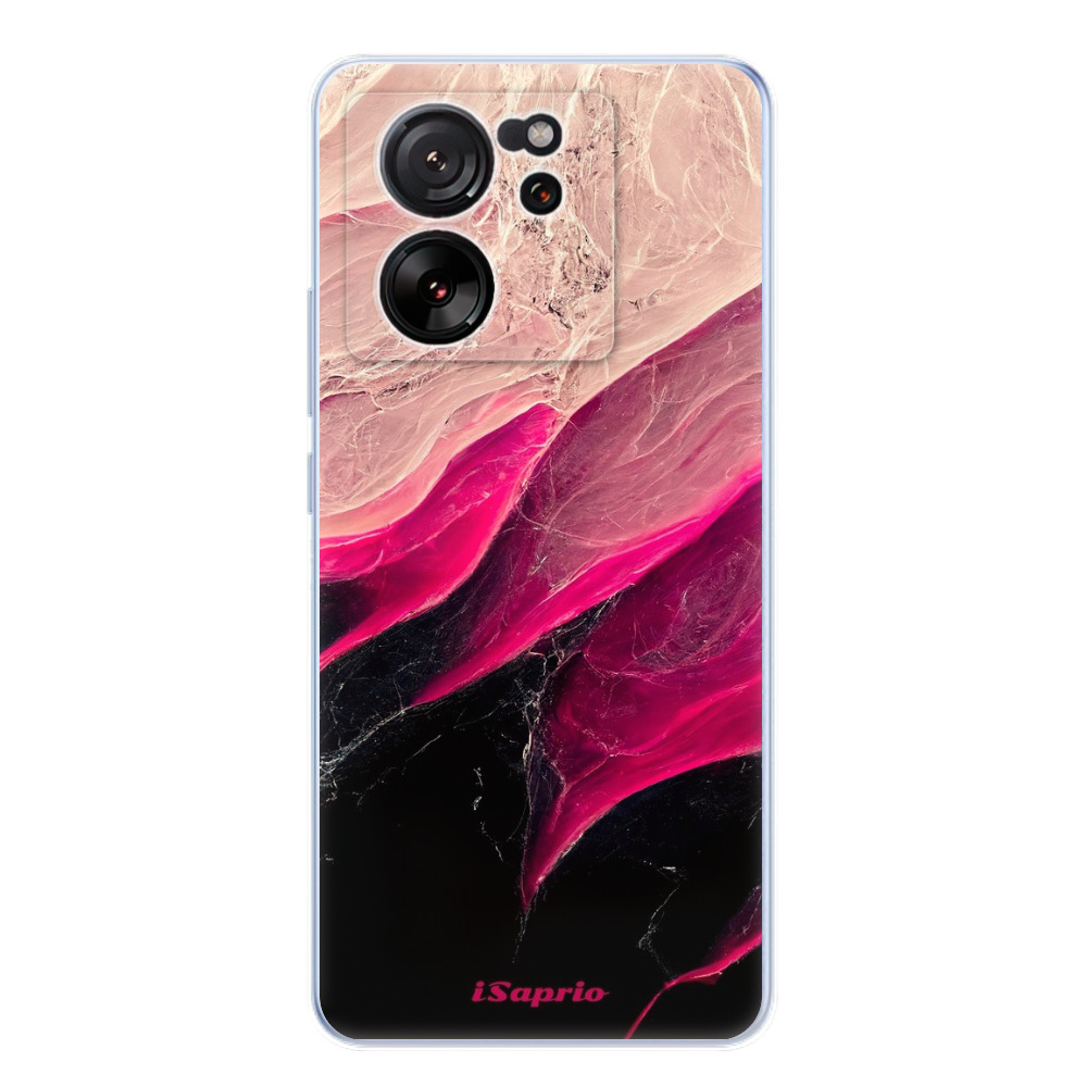 Odolné silikónové puzdro iSaprio - Black and Pink - Xiaomi 13T / 13T Pro