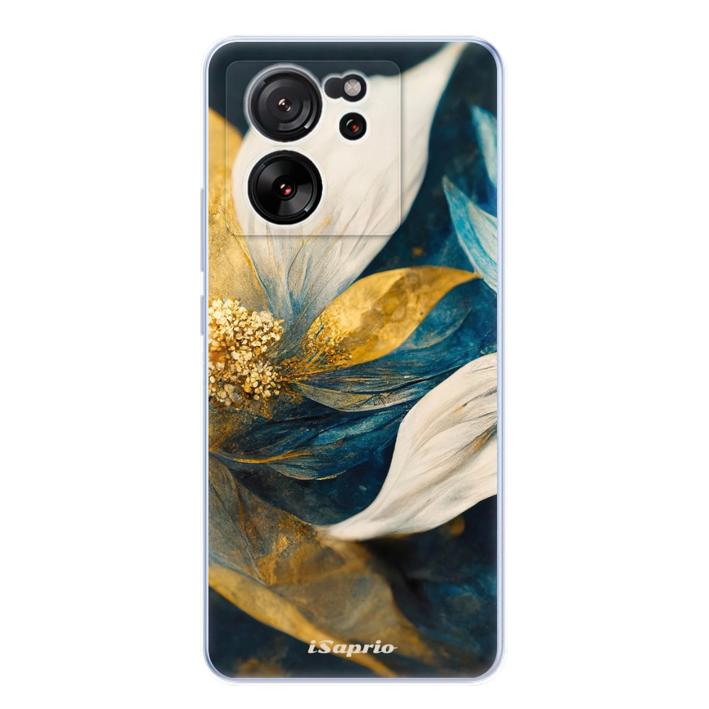 Odolné silikónové puzdro iSaprio - Gold Petals - Xiaomi 13T / 13T Pro