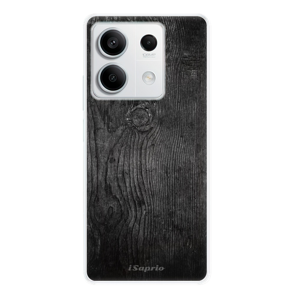 Odolné silikónové puzdro iSaprio - Black Wood 13 - Xiaomi Redmi Note 13 5G