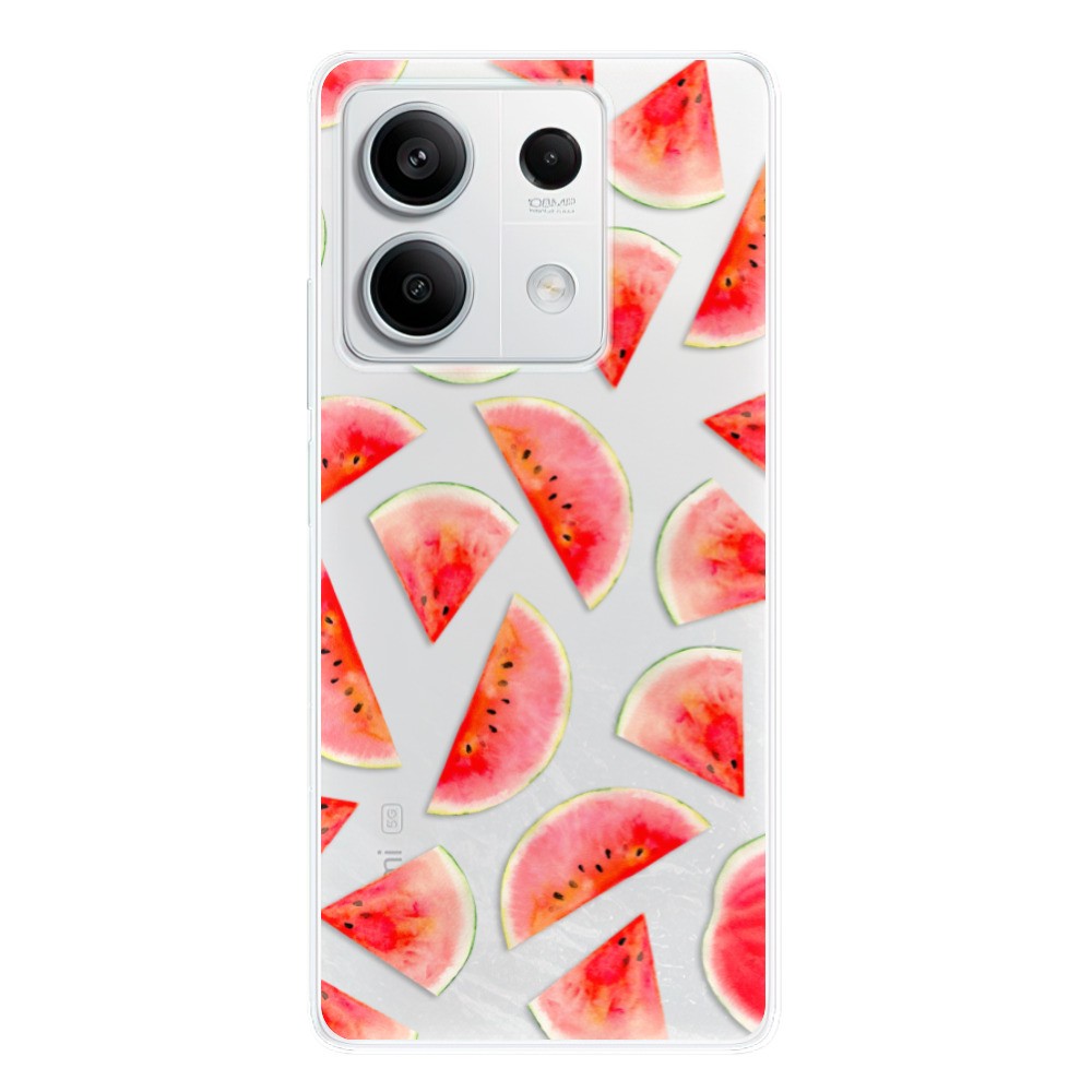 Odolné silikónové puzdro iSaprio - Melon Pattern 02 - Xiaomi Redmi Note 13 5G