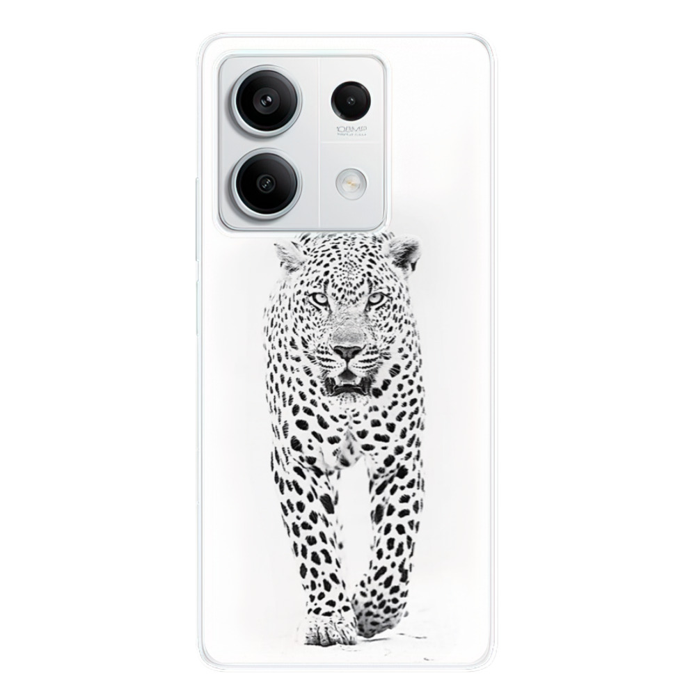 Odolné silikónové puzdro iSaprio - White Jaguar - Xiaomi Redmi Note 13 5G