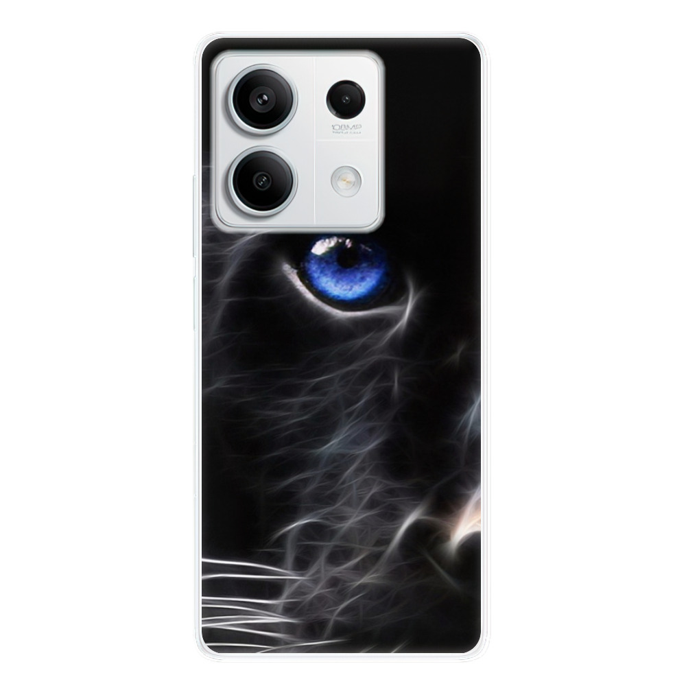 Odolné silikónové puzdro iSaprio - Black Puma - Xiaomi Redmi Note 13 5G