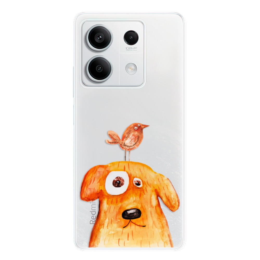 Odolné silikónové puzdro iSaprio - Dog And Bird - Xiaomi Redmi Note 13 5G