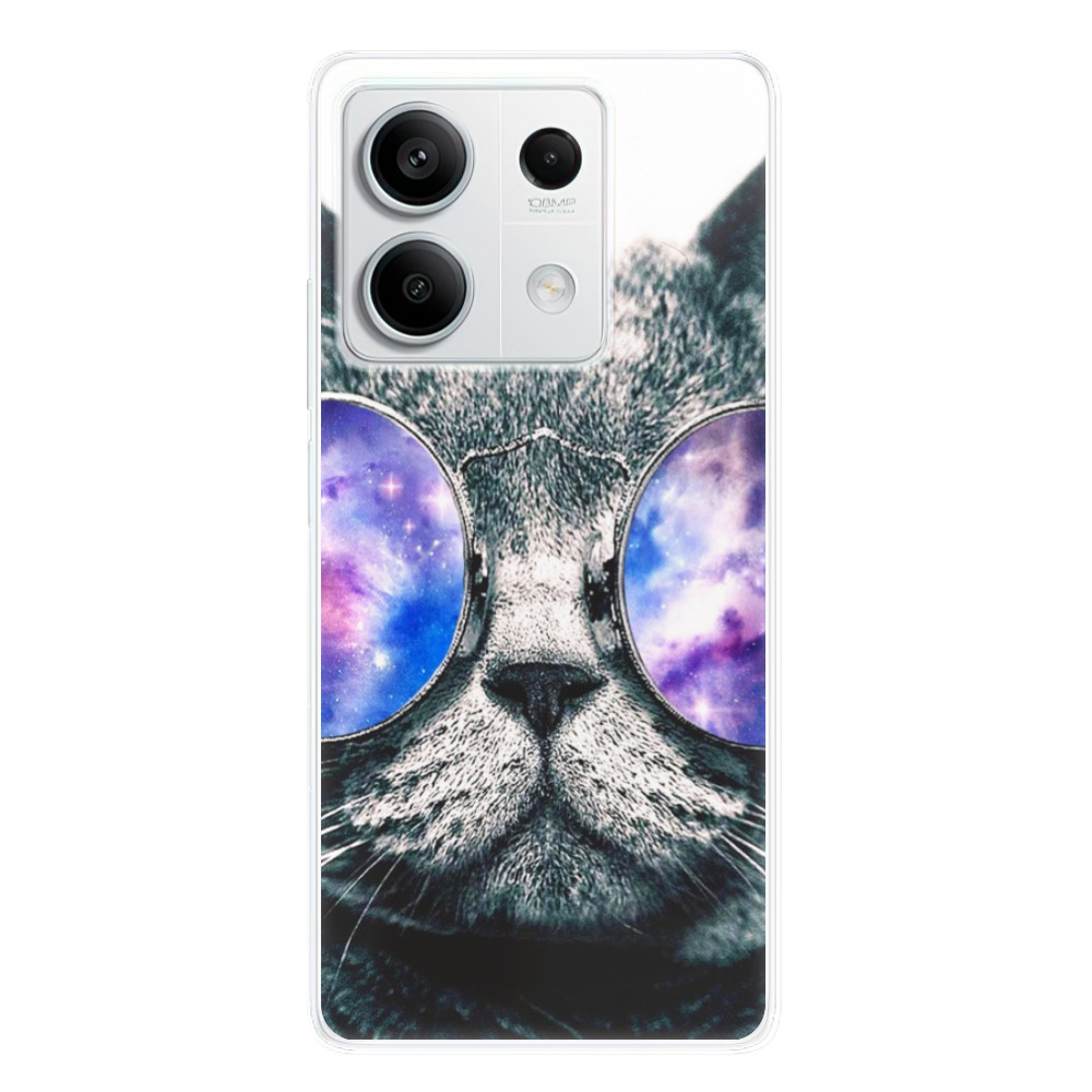 Odolné silikónové puzdro iSaprio - Galaxy Cat - Xiaomi Redmi Note 13 5G