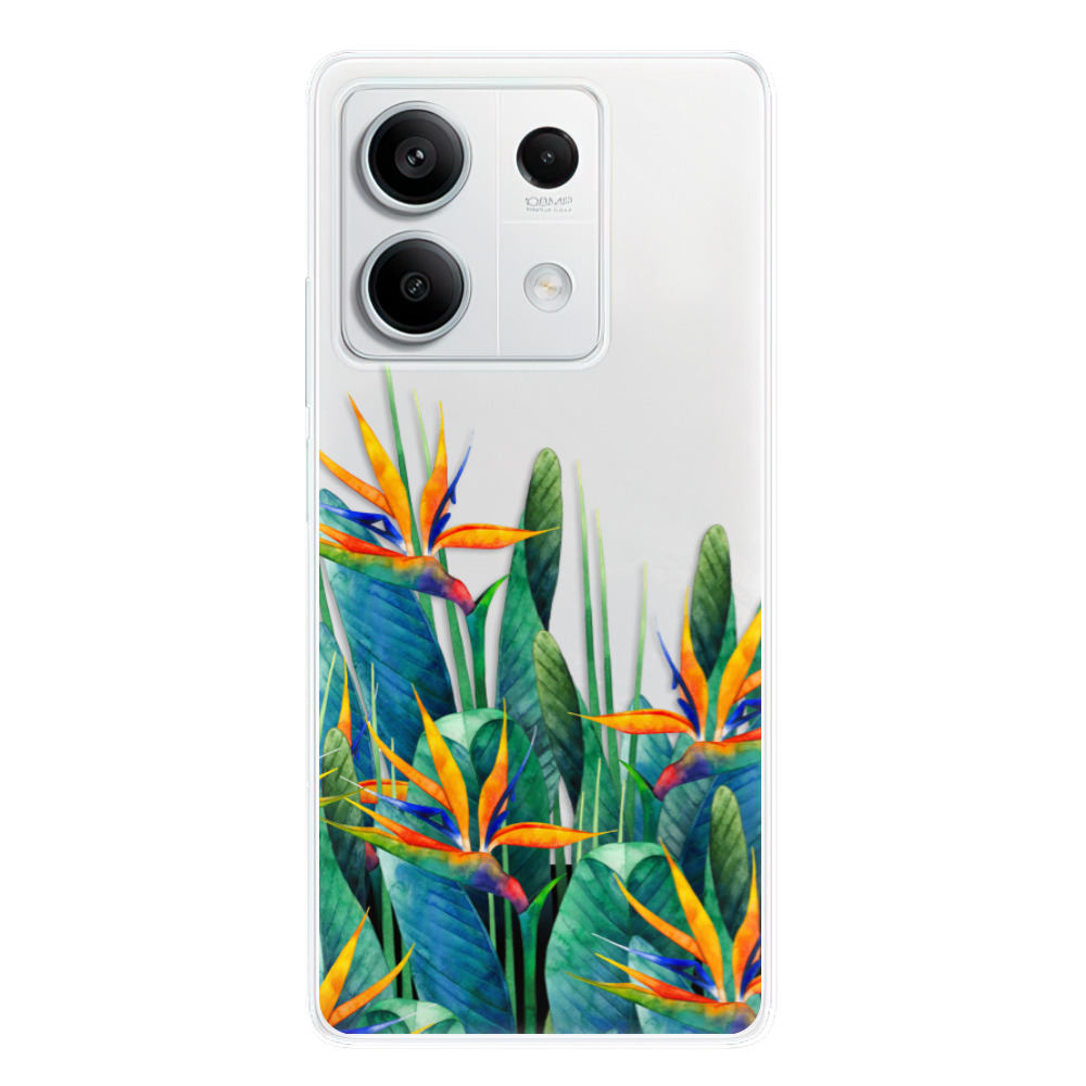 Odolné silikónové puzdro iSaprio - Exotic Flowers - Xiaomi Redmi Note 13 5G