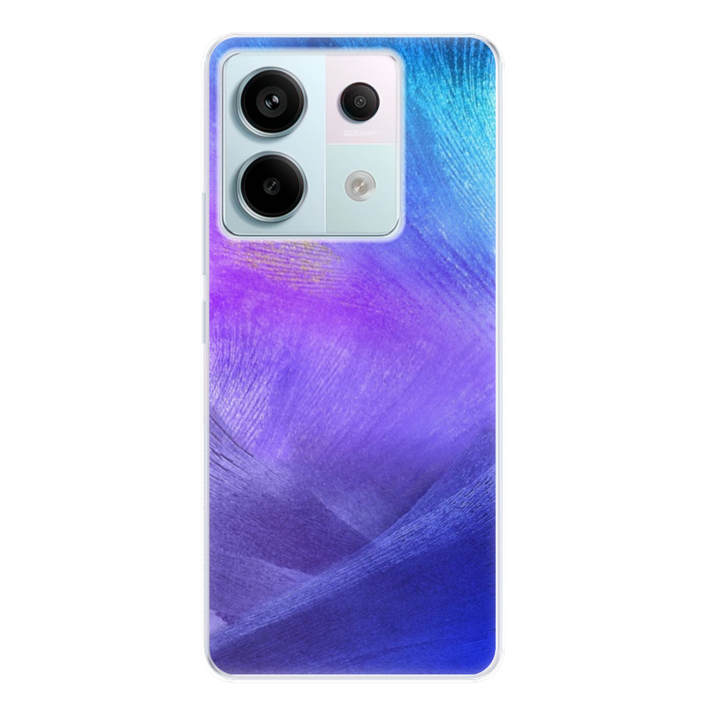 Odolné silikónové puzdro iSaprio - Purple Feathers - Xiaomi Redmi Note 13 Pro 5G / Poco X6 5G