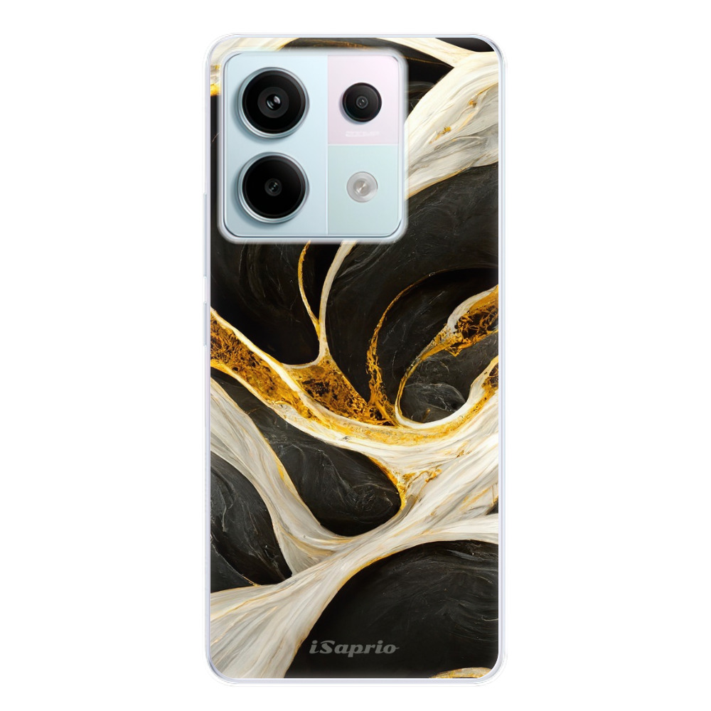 Odolné silikónové puzdro iSaprio - Black and Gold - Xiaomi Redmi Note 13 Pro 5G / Poco X6 5G