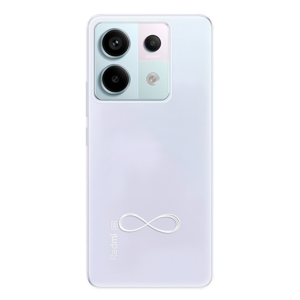 Odolné silikónové puzdro iSaprio - čiré - Infinity - Xiaomi Redmi Note 13 Pro 5G / Poco X6 5G