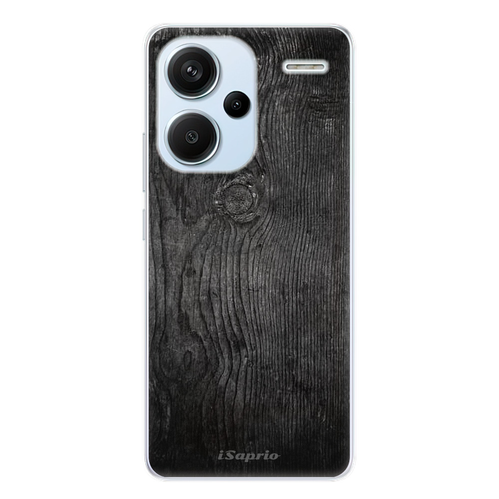 Odolné silikónové puzdro iSaprio - Black Wood 13 - Xiaomi Redmi Note 13 Pro+ 5G