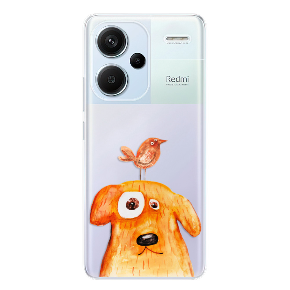 Odolné silikónové puzdro iSaprio - Dog And Bird - Xiaomi Redmi Note 13 Pro+ 5G