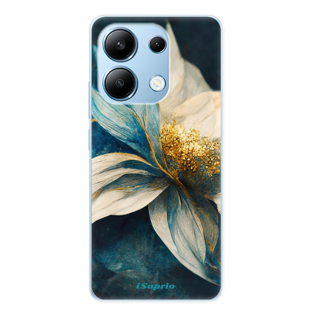 Odolné silikónové puzdro iSaprio - Blue Petals - Xiaomi Redmi Note 13