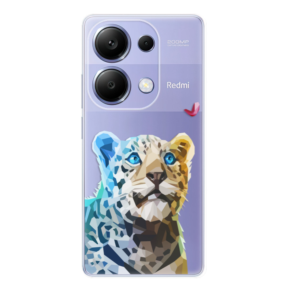 Odolné silikónové puzdro iSaprio - Leopard With Butterfly - Xiaomi Redmi Note 13 Pro