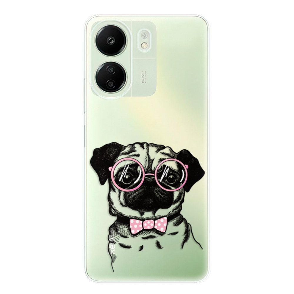 Odolné silikónové puzdro iSaprio - The Pug - Xiaomi Redmi 13C