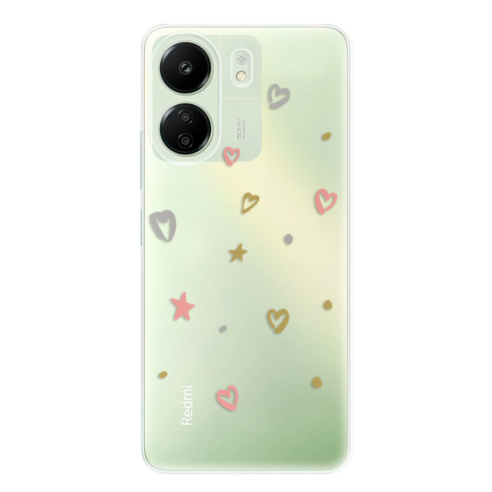 Odolné silikónové puzdro iSaprio - Lovely Pattern - Xiaomi Redmi 13C