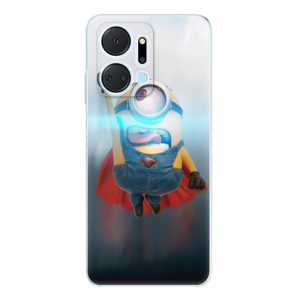 Odolné silikónové puzdro iSaprio - Mimons Superman 02 - Honor X7a