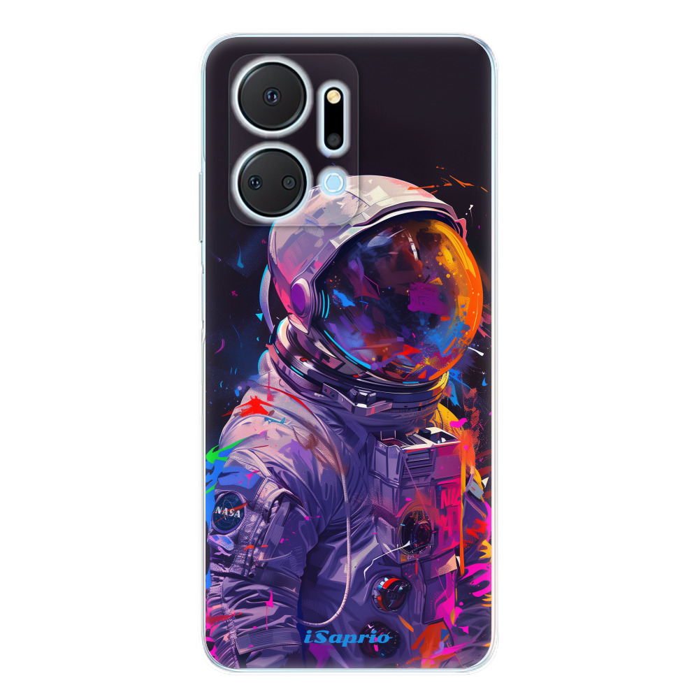 Odolné silikónové puzdro iSaprio - Neon Astronaut - Honor X7a