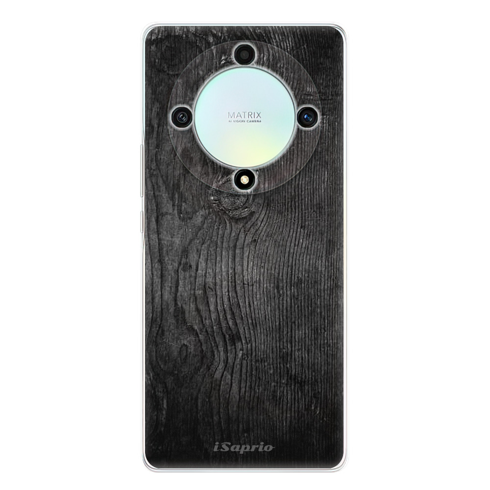 Odolné silikónové puzdro iSaprio - Black Wood 13 - Honor Magic5 Lite 5G