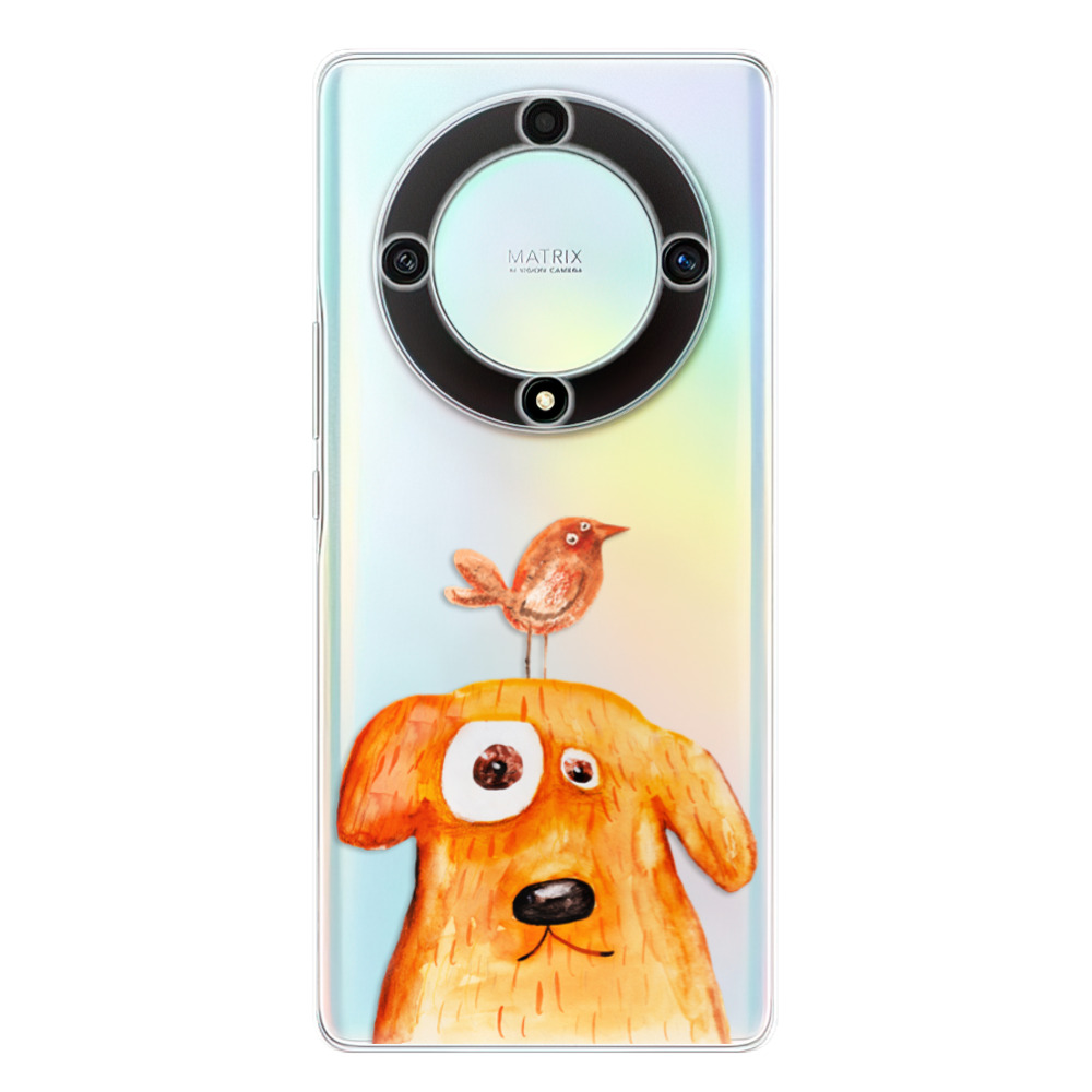 Odolné silikónové puzdro iSaprio - Dog And Bird - Honor Magic5 Lite 5G