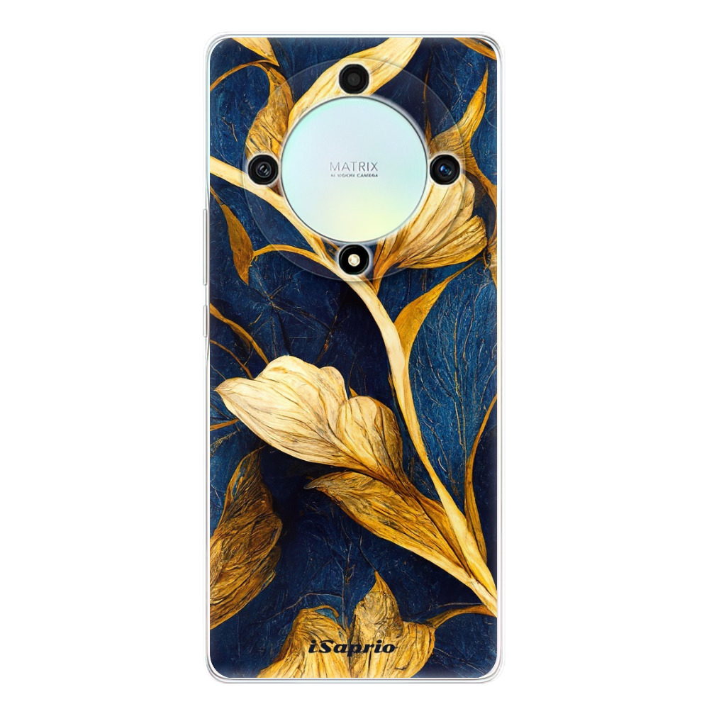 Odolné silikónové puzdro iSaprio - Gold Leaves - Honor Magic5 Lite 5G