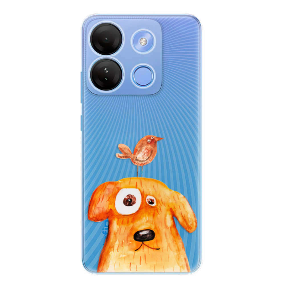 Odolné silikónové puzdro iSaprio - Dog And Bird - Infinix Smart 7