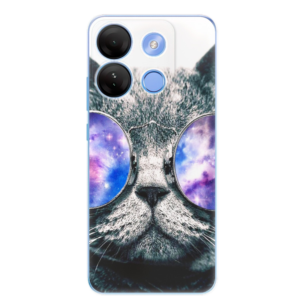 Odolné silikónové puzdro iSaprio - Galaxy Cat - Infinix Smart 7