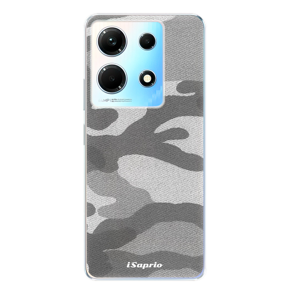 Odolné silikónové puzdro iSaprio - Gray Camuflage 02 - Infinix Note 30