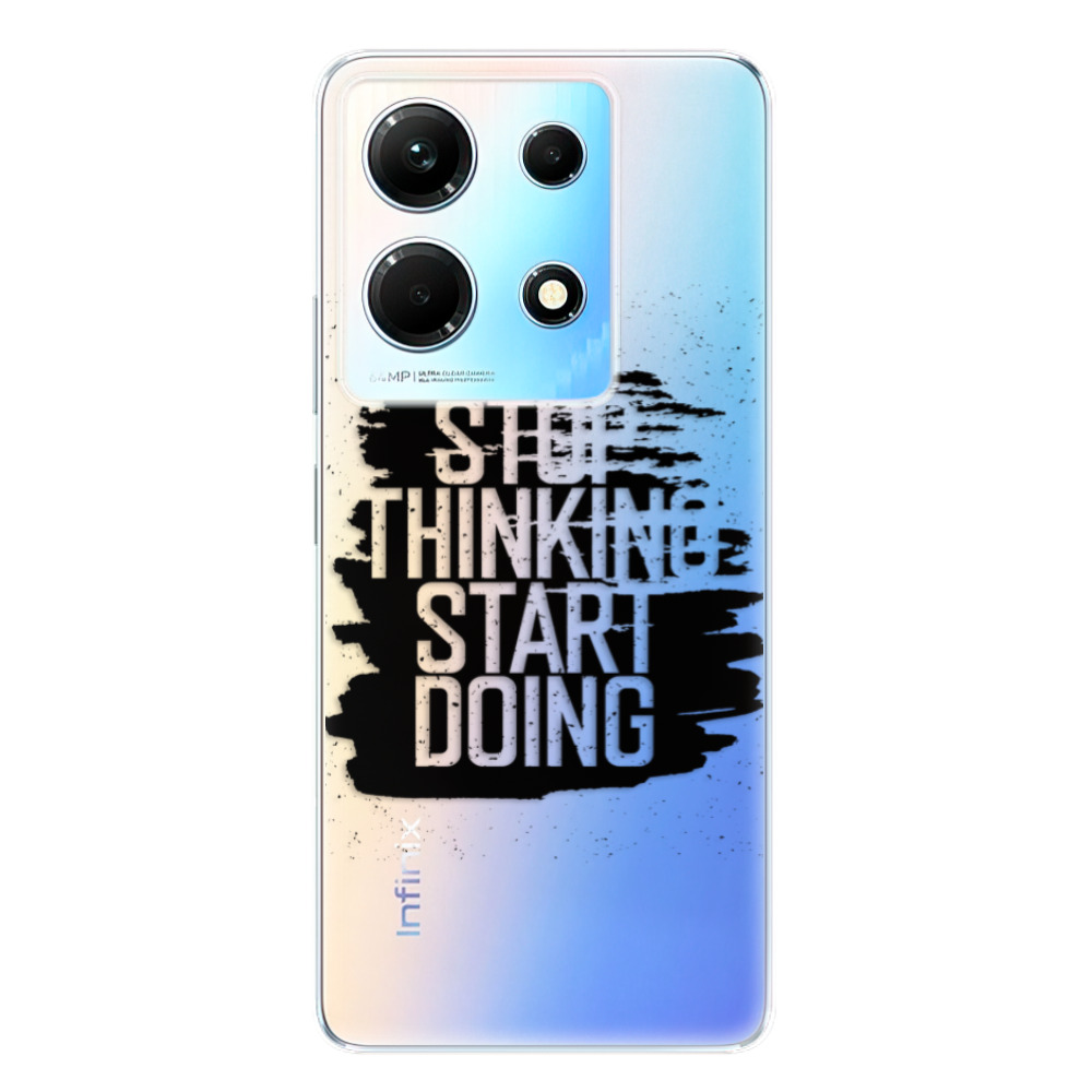 Odolné silikónové puzdro iSaprio - Start Doing - black - Infinix Note 30