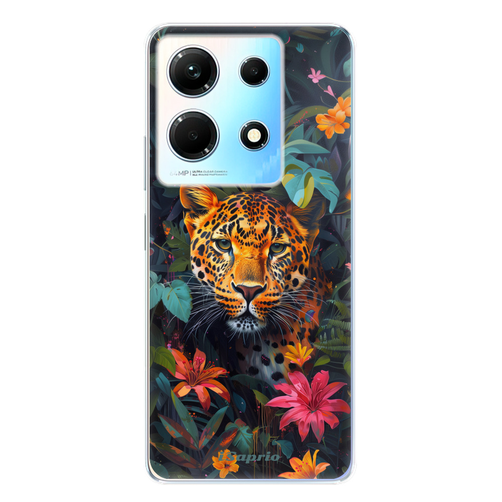 Odolné silikónové puzdro iSaprio - Flower Jaguar - Infinix Note 30