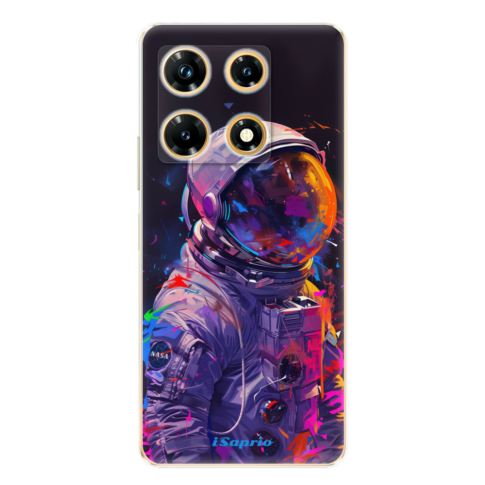 Odolné silikónové puzdro iSaprio - Neon Astronaut - Infinix Note 30 PRO