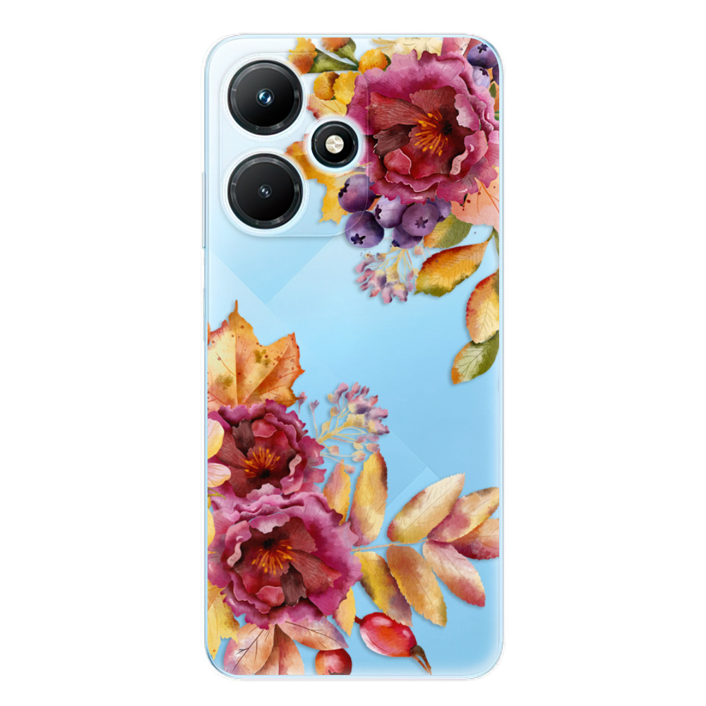 Odolné silikónové puzdro iSaprio - Fall Flowers - Infinix Hot 30i