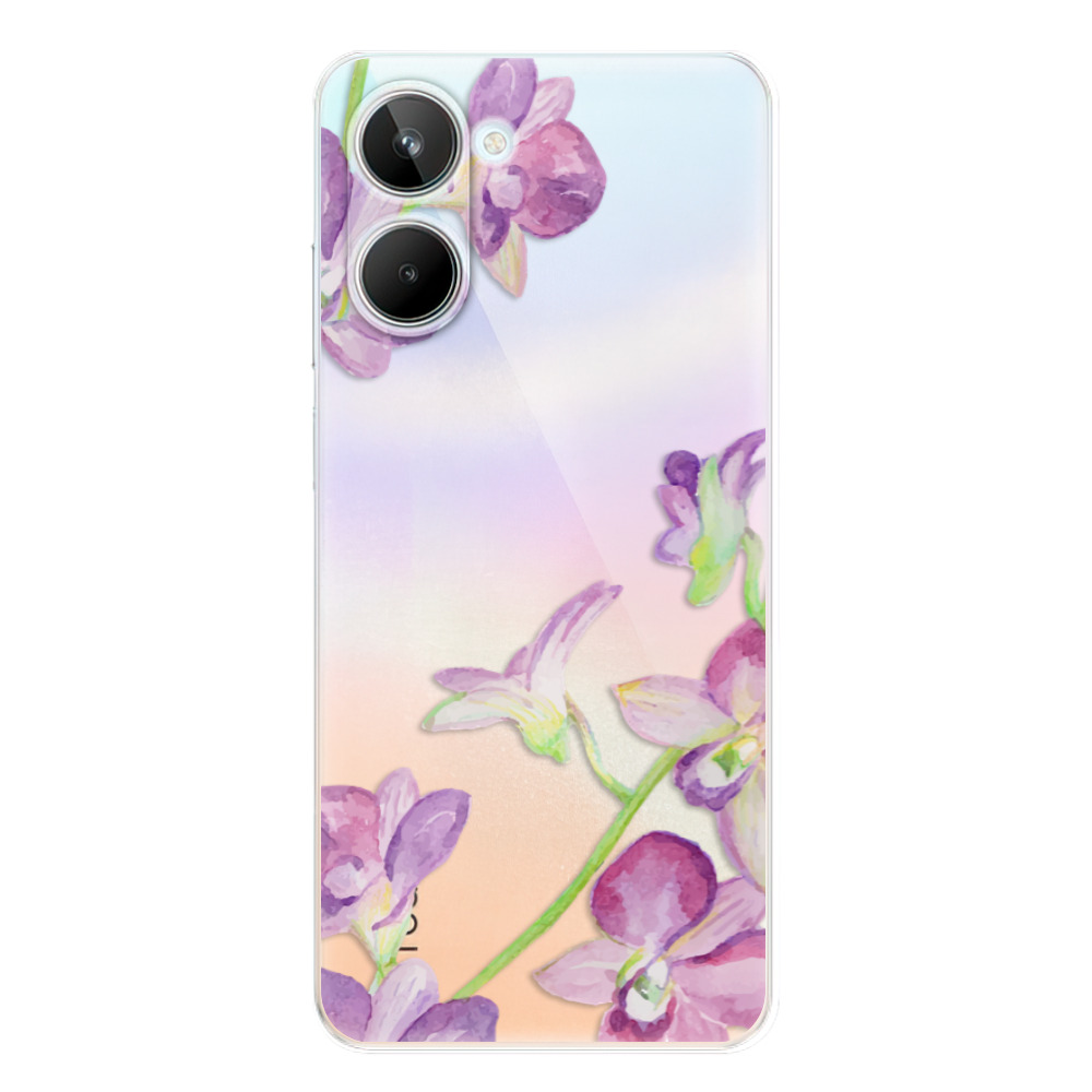 Odolné silikónové puzdro iSaprio - Purple Orchid - Realme 10