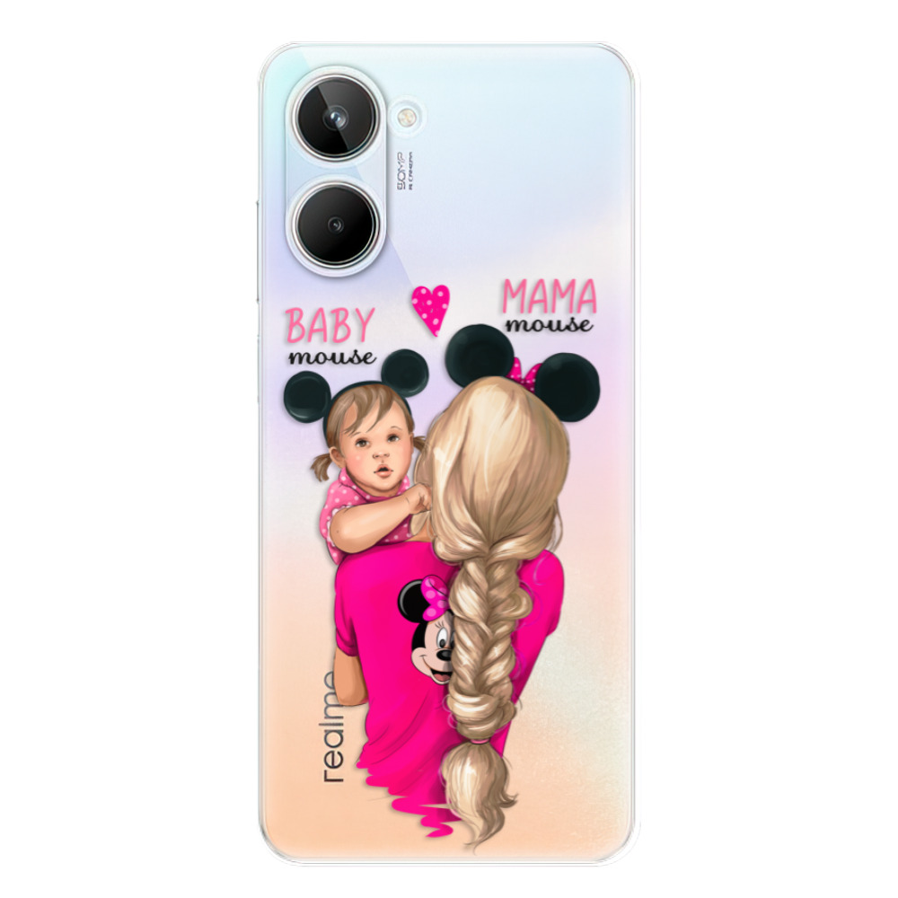 Odolné silikónové puzdro iSaprio - Mama Mouse Blond and Girl - Realme 10