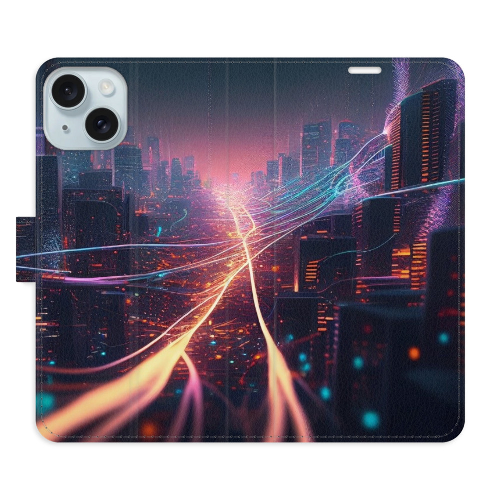 Flipové puzdro iSaprio - Modern City - iPhone 15 Plus