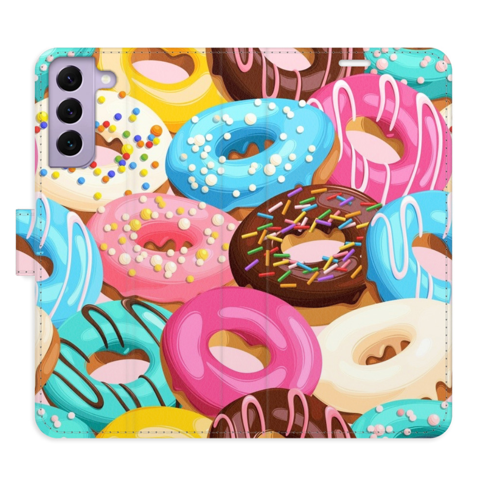Flipové puzdro iSaprio - Donuts Pattern 02 - Samsung Galaxy S22 5G