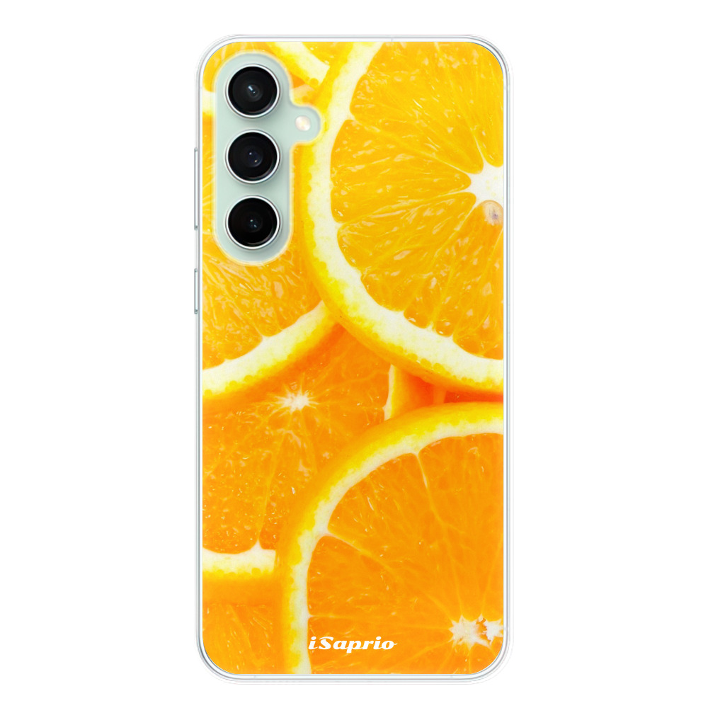 Odolné silikónové puzdro iSaprio - Orange 10 - Samsung Galaxy S23 FE