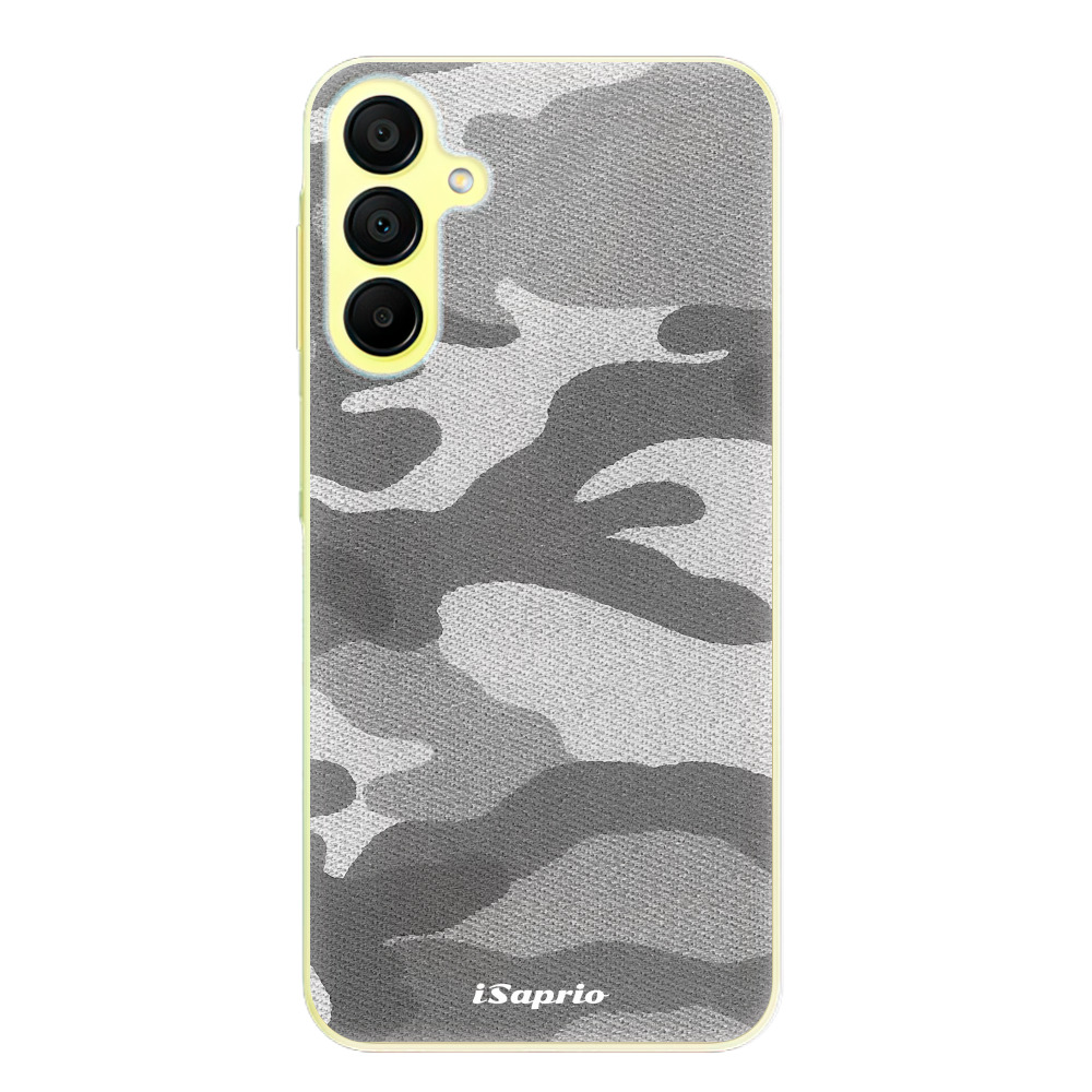 Odolné silikónové puzdro iSaprio - Gray Camuflage 02 - Samsung Galaxy A15 / A15 5G