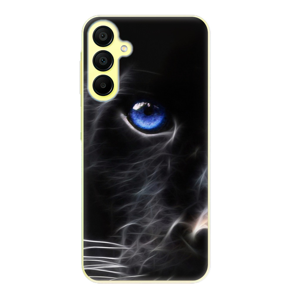 Odolné silikónové puzdro iSaprio - Black Puma - Samsung Galaxy A15 / A15 5G