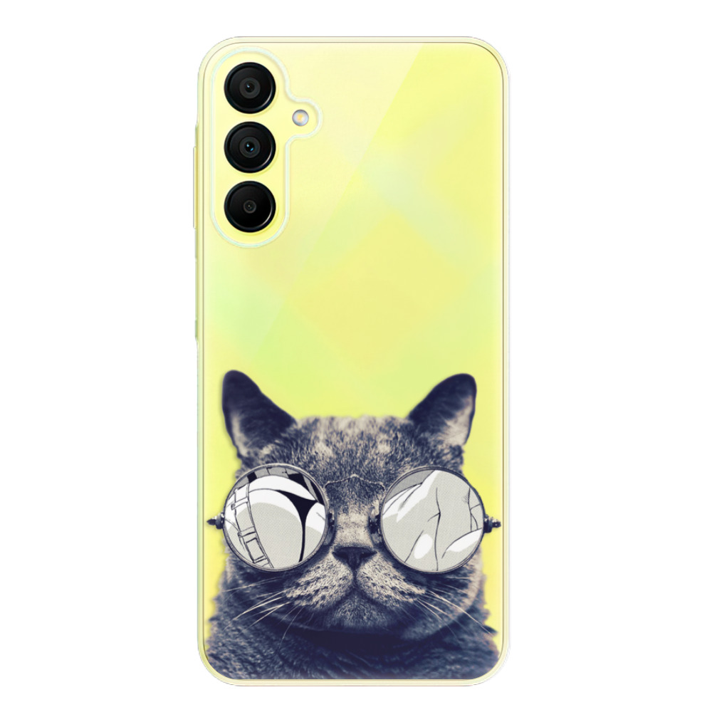 Odolné silikónové puzdro iSaprio - Crazy Cat 01 - Samsung Galaxy A15 / A15 5G