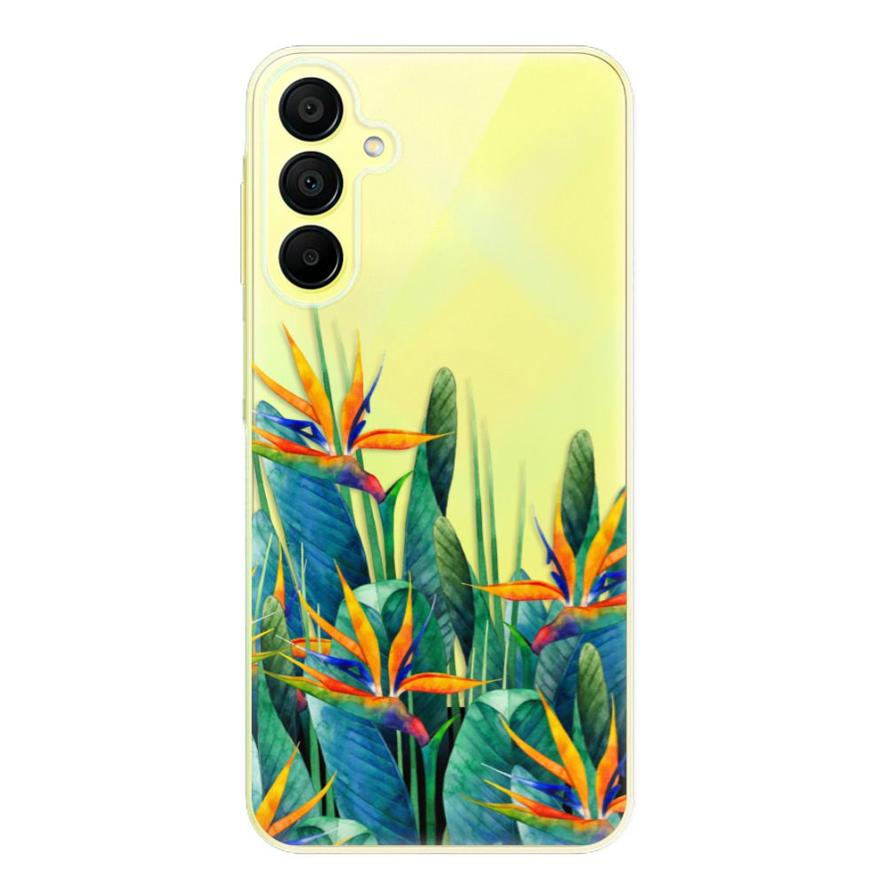 Odolné silikónové puzdro iSaprio - Exotic Flowers - Samsung Galaxy A15 / A15 5G