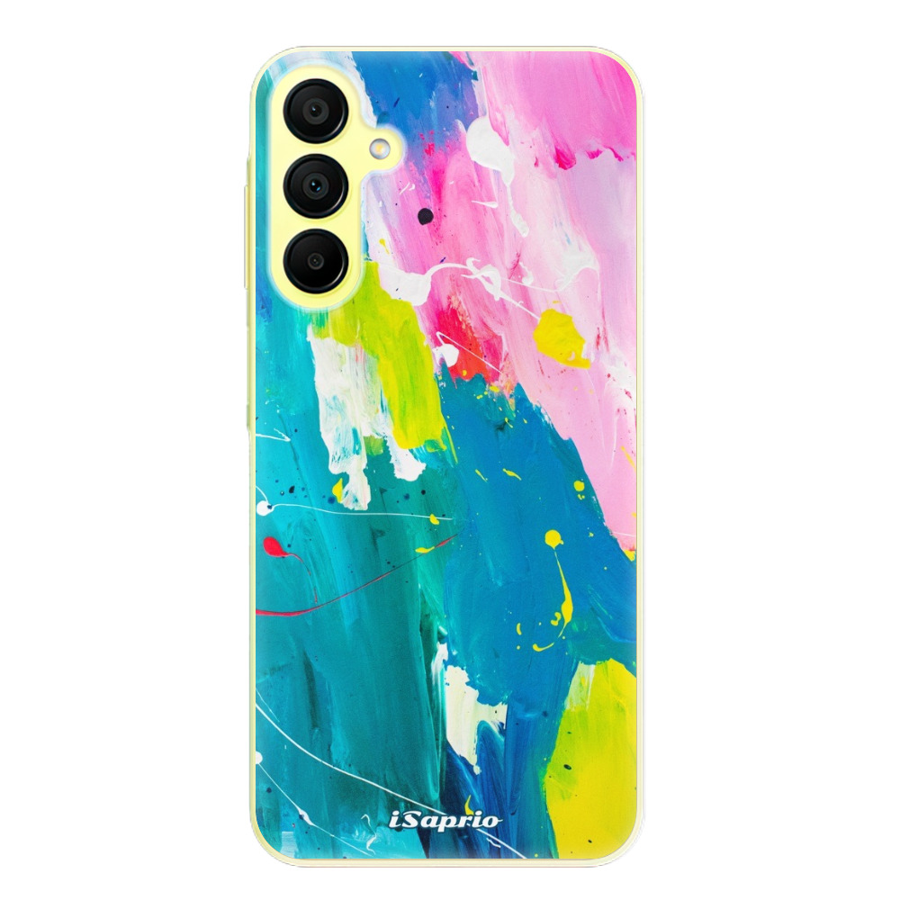 Odolné silikónové puzdro iSaprio - Abstract Paint 04 - Samsung Galaxy A15 / A15 5G