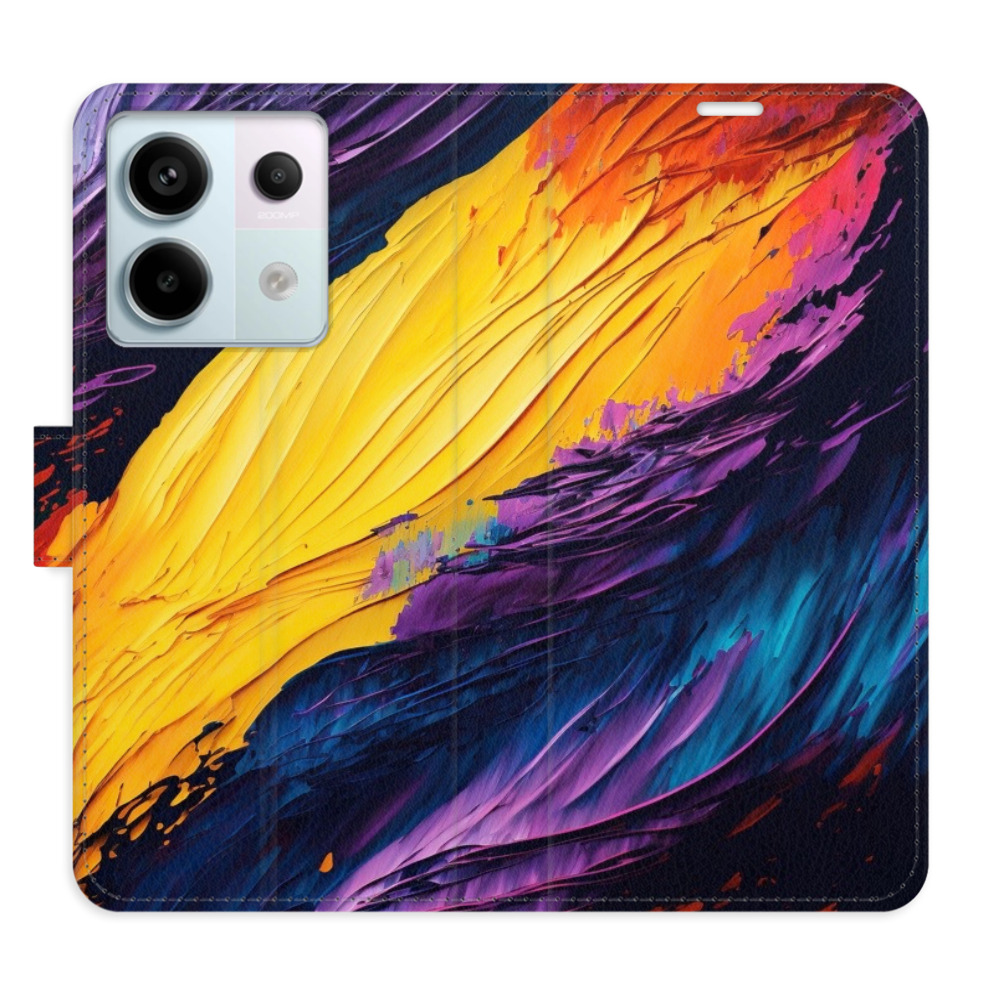 Flipové puzdro iSaprio - Fire Paint - Xiaomi Redmi Note 13 Pro 5G / Poco X6 5G